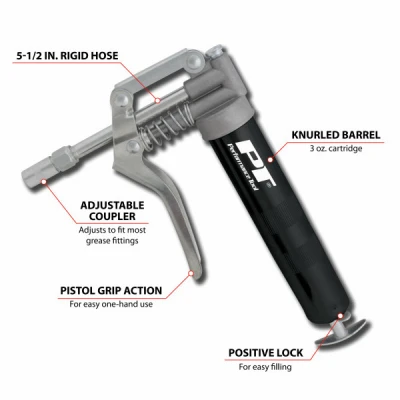 Mini Pistol Grip Grease Gun Compact Design for Easy Handling and Precise Lubrication