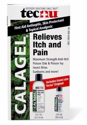 Calagel Medicated Anti-itch Gel, 6 Oz. For Insect Bites, Sunburn & Rashes