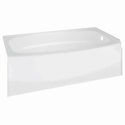 Classic 400 Curved Bathtub, Right Drain, Bright White, 60 x 30 In.