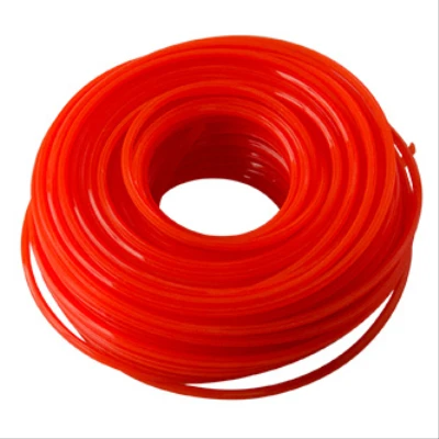 Twisted String Grass Trimmer Line, Orange Red, .105 In. Dia. x 90 Ft.