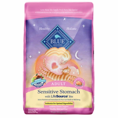 Sensitive Stomach Dry Cat Food, Chicken, 7 Lbs.