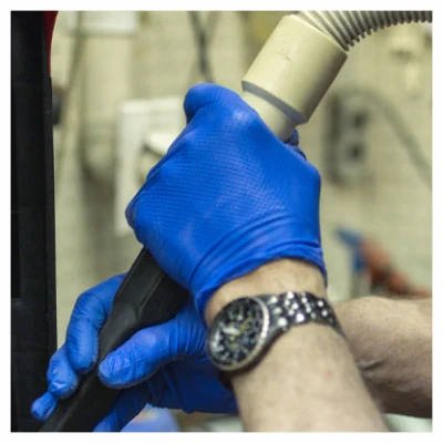 Nitrile Work Gloves, Heavy-Duty, Royal Blue, L, 100-Ct.