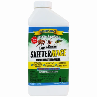 Skeeter Mace All Natural Mosquito Repellent Concentrate 40 Ounce Makes 5 Gallons