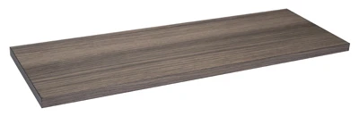 Melamine Shelf, Diamond Ash Finish, 24 x 12 x 5/8-In.