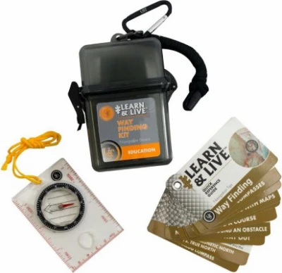 Way Finding Learn and Live Kit with Gray Carrying Case