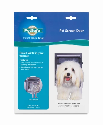 Pet Screen Door for Pets up to 30 Pounds, Durable and Easy to Install