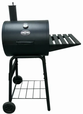 Barrel Charcoal Grill With 225-sq. In. Cooking Surface And Heavy Gauge Construction