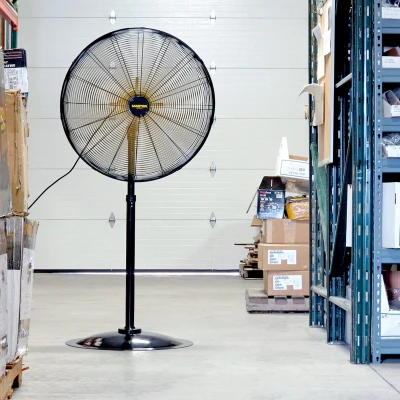 High-Velocity 30-Inch Pedestal Fan with Direct-Drive Motor and 3-Speed Settings