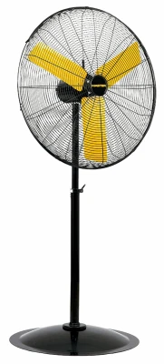 High-Velocity 30-Inch Pedestal Fan with Direct-Drive Motor and 3-Speed Settings