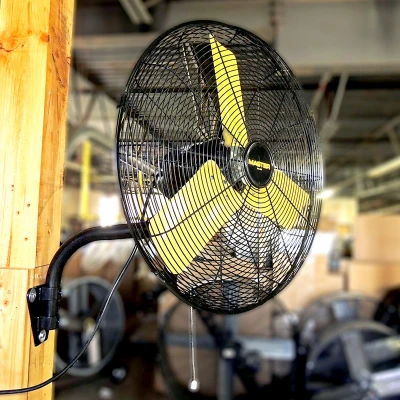 30-Inch High-Velocity Oscillating Wall Fan with Direct-Drive Motor and 3-Speed Settings