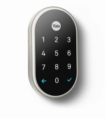 Yale Wi-Fi Smart Lock with Nest Connect Keyless Entry Satin Nickel Finish