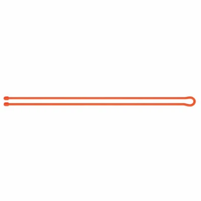 Gear Tie Mega Twist Tie, Bright Orange, 64-In.