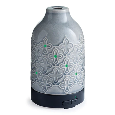 Ultra Sonic Essential Oil Diffuser, Gray Glaze