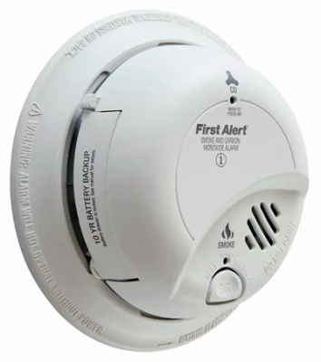 Smoke & Carbon Monoxide Alarm, Hardwired w/10-Year Battery Backup