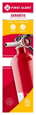 Fire Extinguisher, Rechargeable, Red, 10-B:C