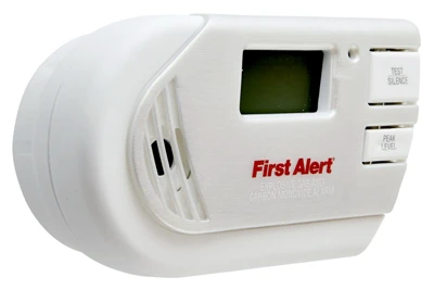 Combination Explosive Gas & Carbon Monoxide Alarm, Digital Display, Plug-In w/Battery Backup