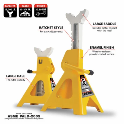 6-Ton Jack Stands, Pair