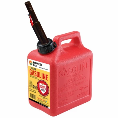 MIDWEST CAN Gas Can, Gas & Oil Mix, 1-Gallon