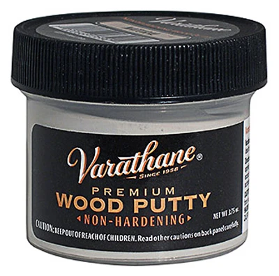Natural Wood Putty, 3.75 Ounce Container for Wood Repair and Filling