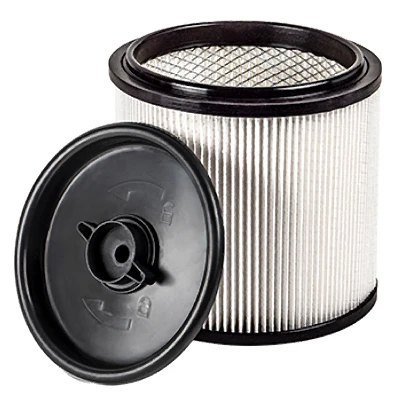 Hepa Material Cartridge Filter & Retainer For 5 To 16 Gallon Wet/dry Vacs