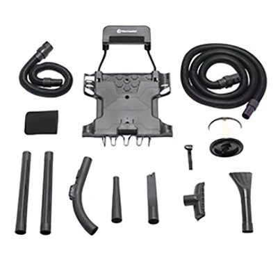 Wall Mount Wet and Dry Vacuum, 5 Gallons Capacity, 5 Peak Horsepower