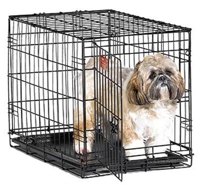 Home Training Crate, 24-inch Single Door Dog Crate Model Pe-824