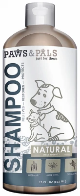Natural Oatmeal Dog Shampoo and Conditioner, 20 Ounce Bottle