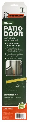 Patio Door Weather Strip, 1.87 x 84 In.
