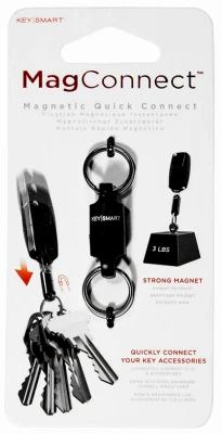 Magnetic Quick Connect Key Holder, Black