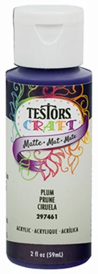 Acrylic Craft Paint, Plum, 2-oz.
