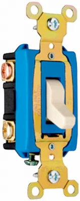 Pass & Seymour 15-amp 3-way Commercial Light Switch, White, Model Csb15ac3wcc8