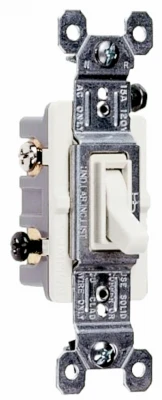 Trademaster 3-Way Switch, Copper Wire Only, 15 Amp Electrical Rating