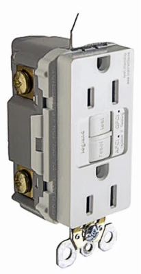 Pass & Seymour Radiant Self-Testing GFCI/AFCI Outlet, Dual Function, White, 15-Amp