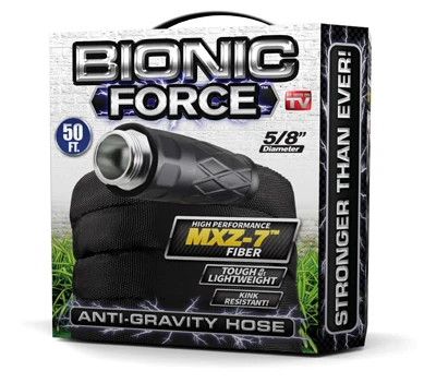 Bionic Force Anti-Gravity Garden Hose 5/8 Inch Diameter by 50 Feet Length