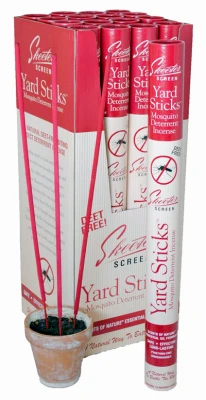 Yard Stick Mosquito Deterrent Incense, Deet-free, 23.5" Long