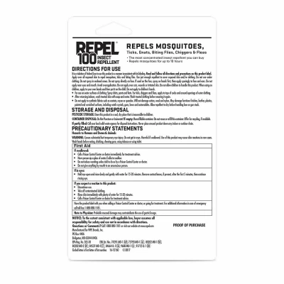 100 Percent DEET Insect Repellent Pump Spray, 1 Ounce Bottle