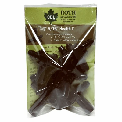 Maple Sap Tubing Tee, 5/16-In., 12-Pk.