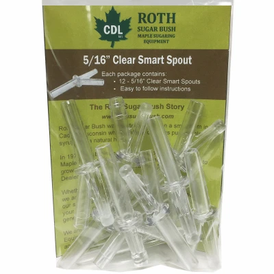 Maple Sap Tubing Tap, Clear, 5/16-In., 12-Pk.