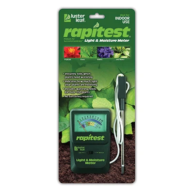 Rapitest Plant Moisture And Light Meter With 24" Flexible Cord
