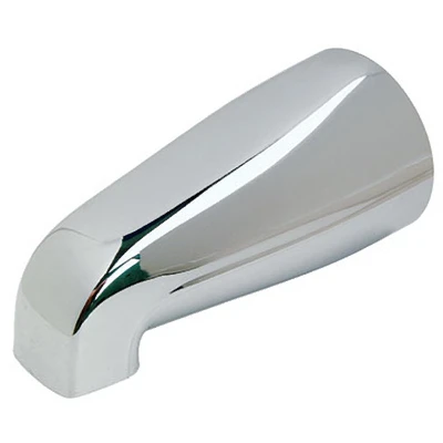 Universal Tub Spout, Chrome Finish, 5-1/8-inch With Adapters