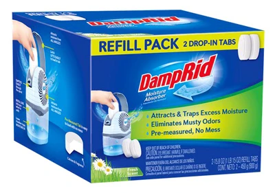 Moisture Absorber Refillable Tablets, 15 oz., 2-Pk.