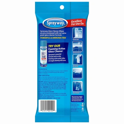 Glass Cleaner Wipes, 20-Ct.