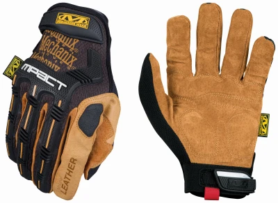 High-Performance Work Gloves, M-Pact, Black & Tan, Men's XL