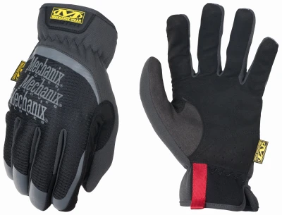 High-Dexterity Work Gloves, FastFit, Black & Gray, Men's M