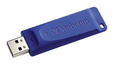 8 Gb Usb Flash Drive, Blue, Retractable Design, Compatible With All Usb Ports