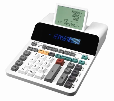 El-1901 Digital Paperless Printing Calculator With 12 Digit Display And 5 Line Lcd
