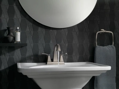 Flynn Two-Handle Lavatory Faucet in Brushed Nickel Finish