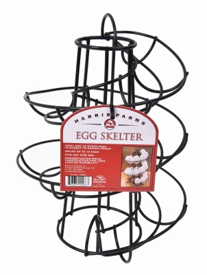 Egg Skelter Storage Rack, Holds 18 Eggs, Durable Kitchen Organizer