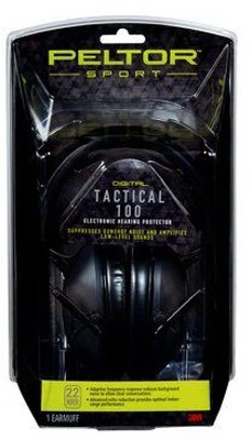 Peltor Sport Tactical 100 Earmuff, 22dB