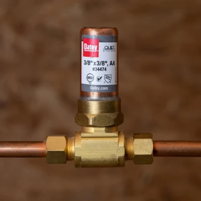 Brass Compression Hammer Arrestor, 3/8 x 3/8 In.